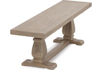 sunny designs inc tan inch standard seat height bench   
