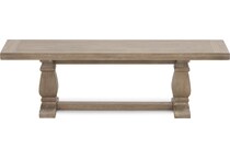 sunny designs inc tan inch standard seat height bench   