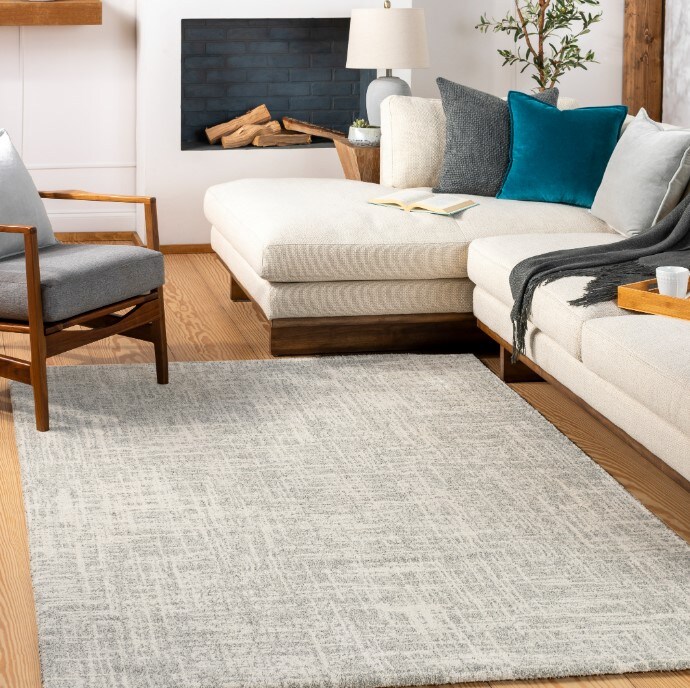 Gavic Cream/Beige/Charcoal Area Rug | Steinhafels