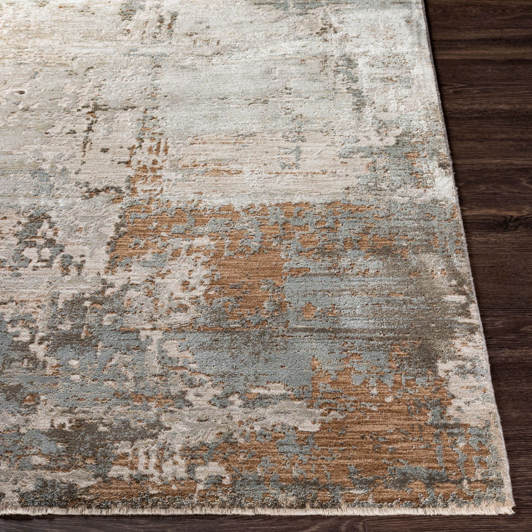 Brunswick Sage/Charcoal Abstract Area Rug | Steinhafels