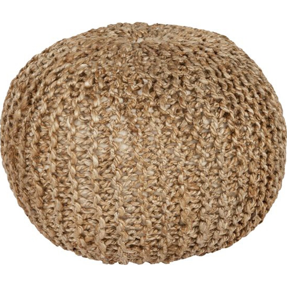 sury beige pouf   