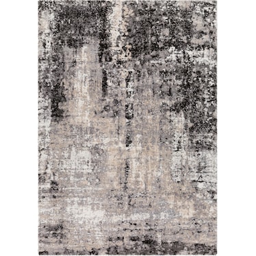 Tuscany Black/Grey/Tan Area Rug