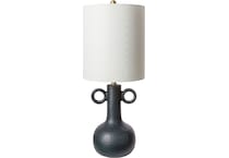 sury black table lamp   