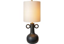 sury black table lamp   