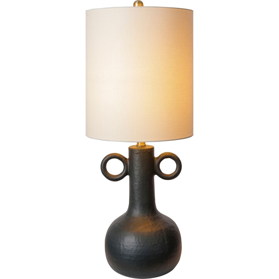 sury black table lamp   