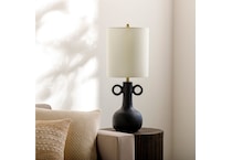 sury black table lamp   