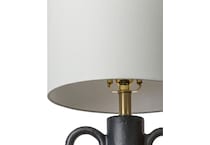 sury black table lamp   