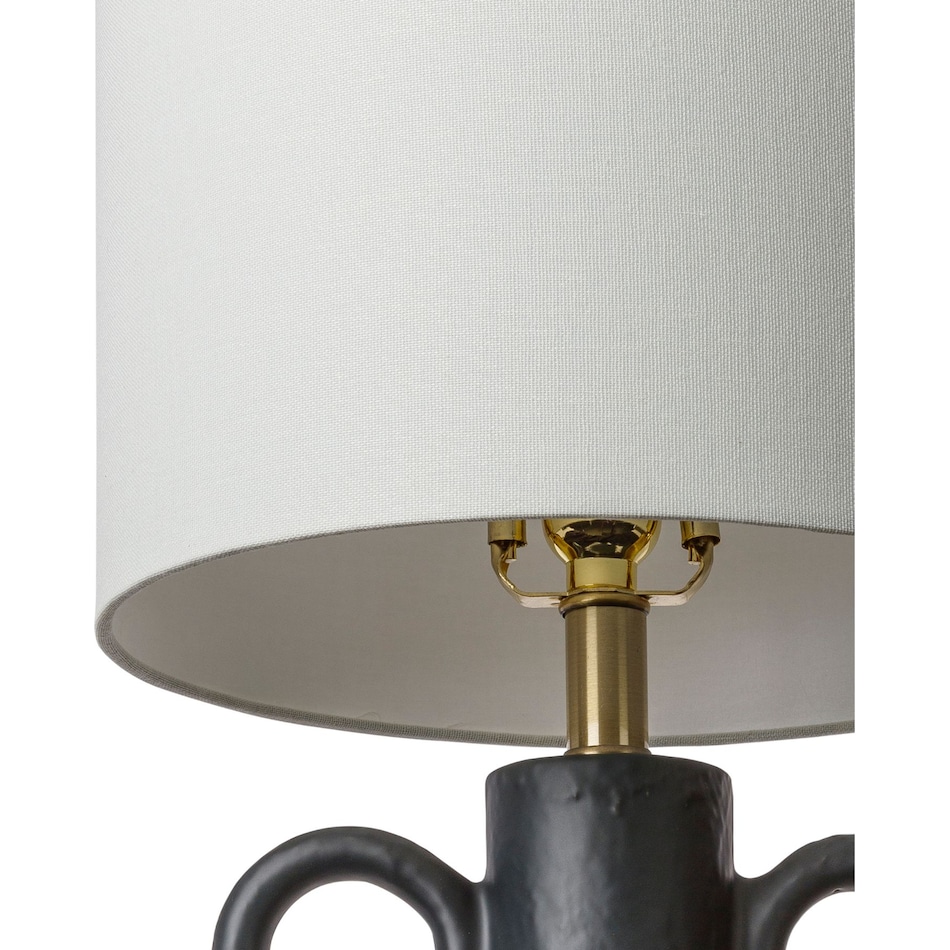 sury black table lamp   