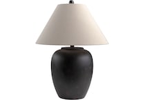 sury black table lamp   