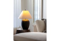 sury black table lamp   