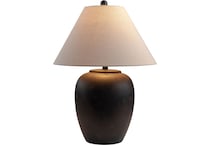sury black table lamp   