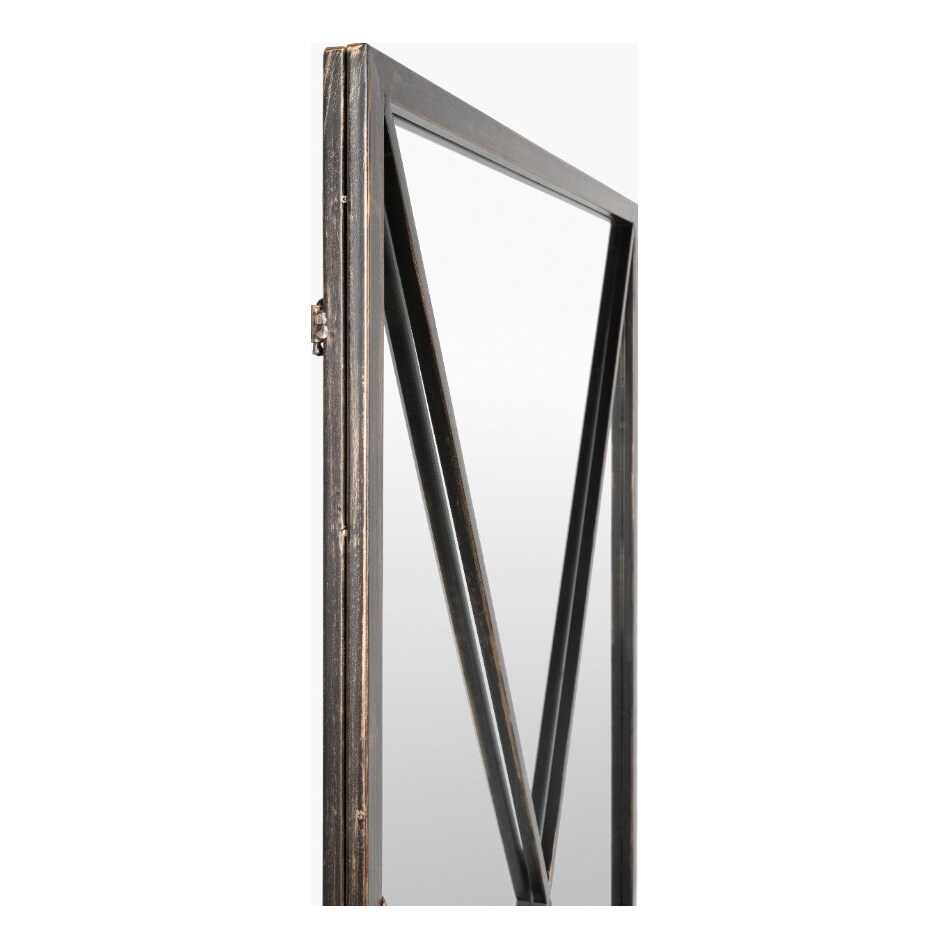sury black wall mirror   