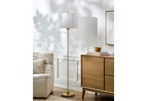 sury brass floor lamp   