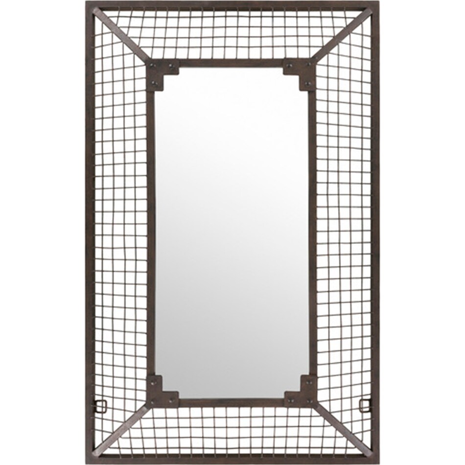 sury bronze wall mirror   
