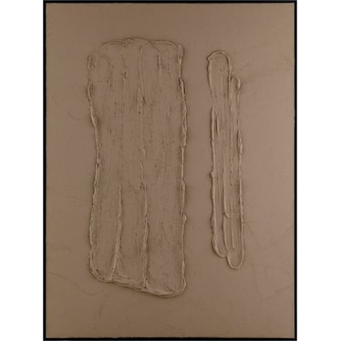 Camel Abstract Hand Painted Framed Canvas 36"W x 48"H