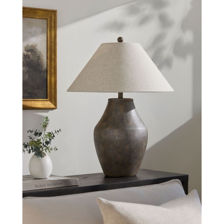 sury brown table lamp   