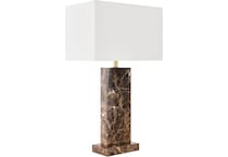 sury brown table lamp   