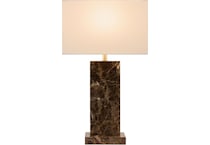 sury brown table lamp   