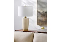 sury cream table lamp   