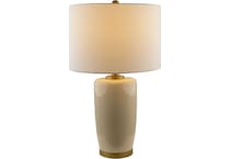 sury cream table lamp   