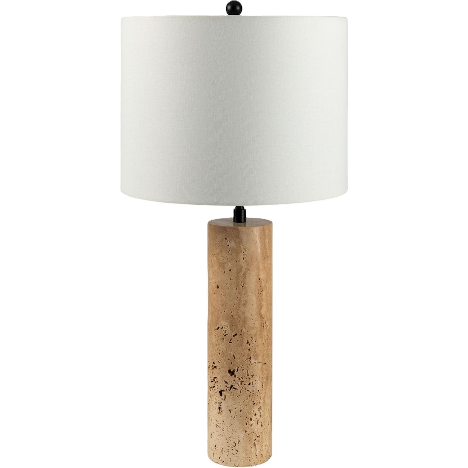 sury tan table lamp   