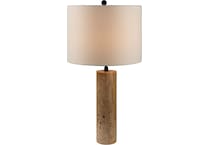 sury tan table lamp   