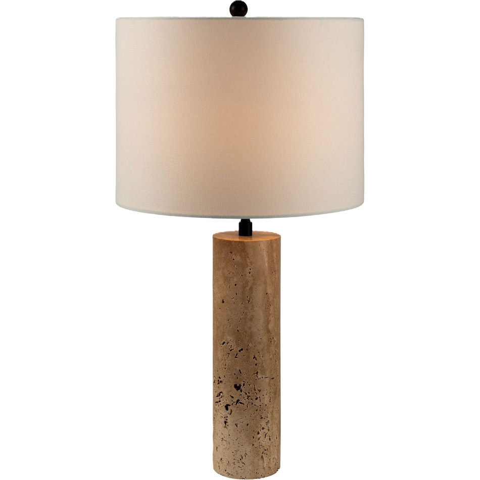 sury tan table lamp   