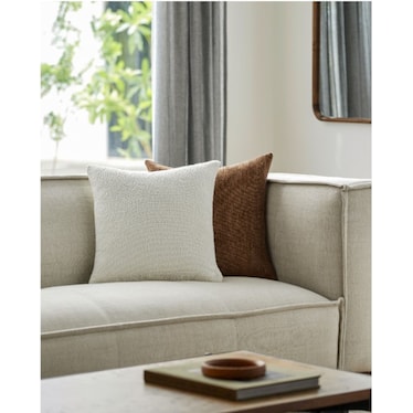 Ivory Pillow 18"W x 18"H