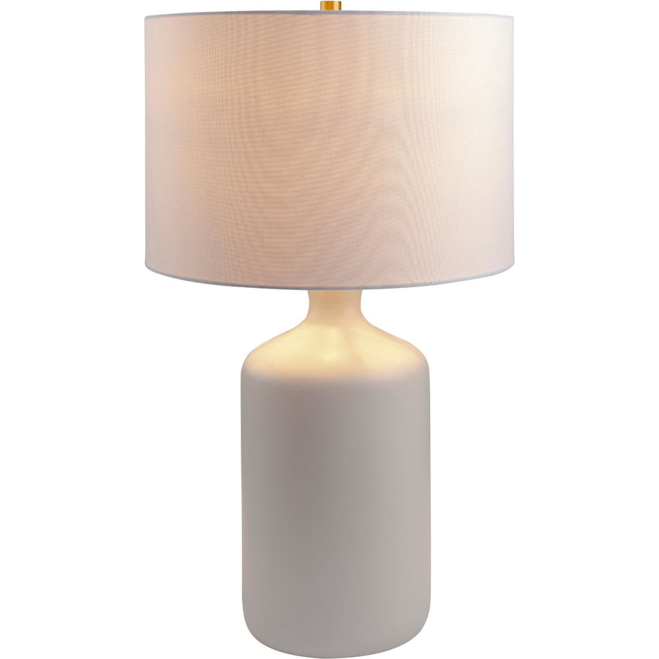 sury white table lamp   