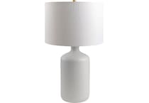 sury white table lamp   