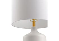 sury white table lamp   
