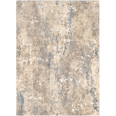 Tuscany Tan/Blue Area Rug