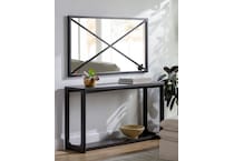 surya black wall mirror   