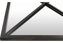 surya black wall mirror   