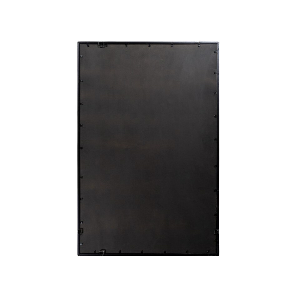 surya black wall mirror   