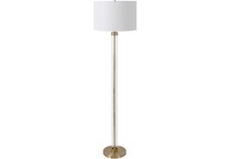 surya brass floor lamp   