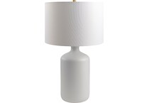 surya white table lamp   