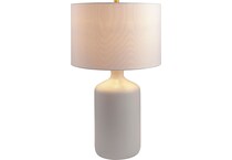 surya white table lamp   