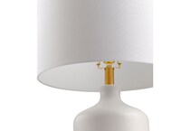 surya white table lamp   