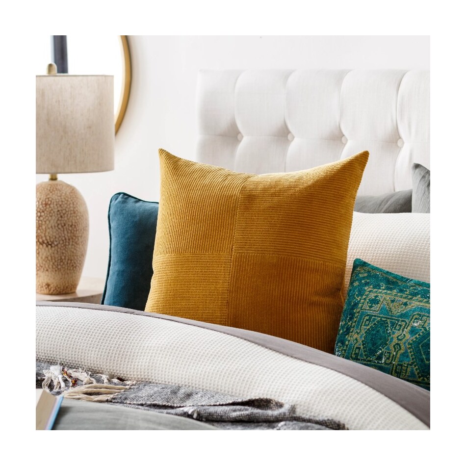 surya yellow pillows   