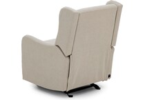 synergy home furnishings beige recliner z  