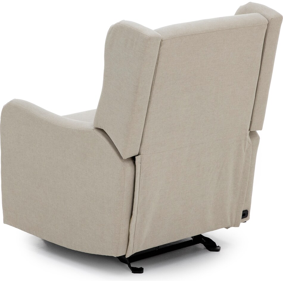 synergy home furnishings beige recliner z  