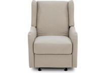 synergy home furnishings beige recliner z  