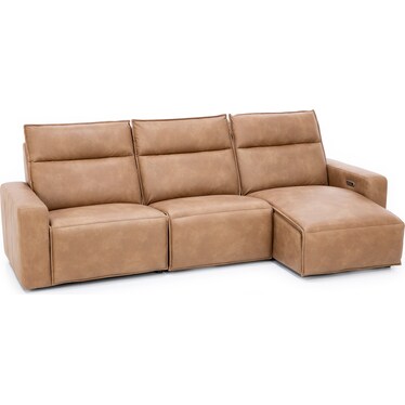 Direct Design Reinvent Your Space 3-Pc. Power Headrest Reclining Chaise Sofa