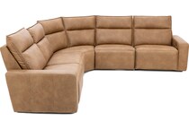 synergy home furnishings brown mtn fab sectional pkg  