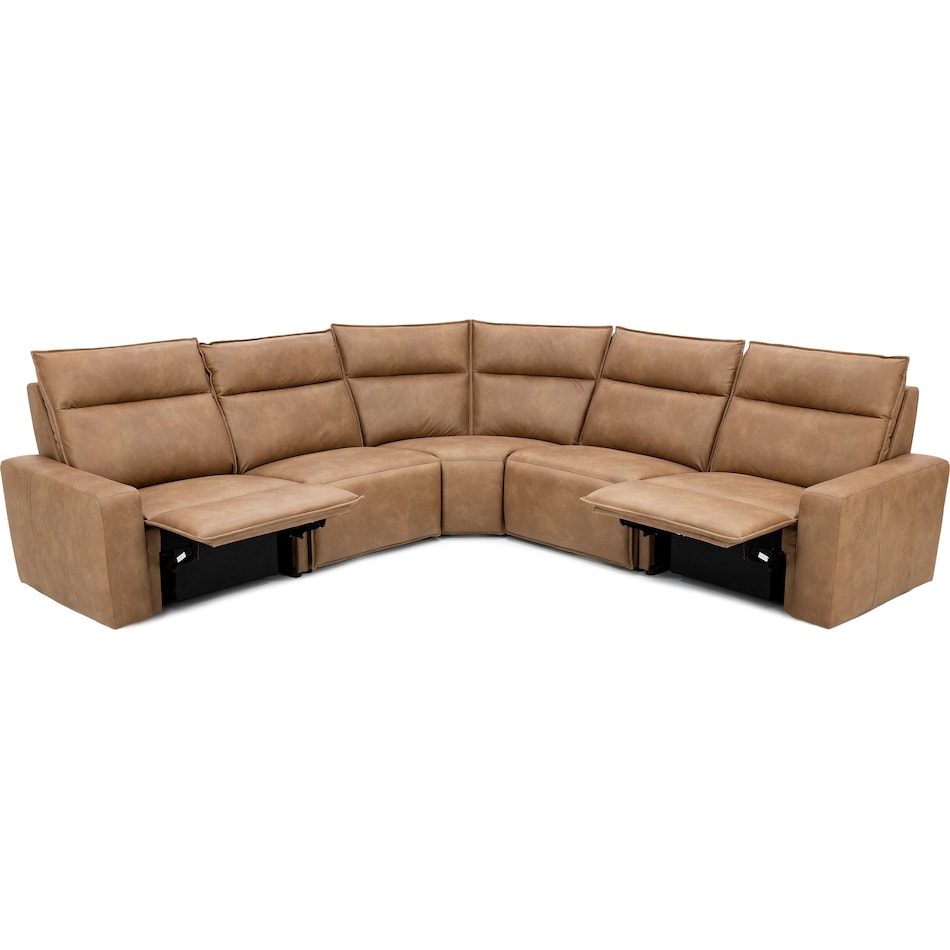 synergy home furnishings brown mtn fab sectional pkg  