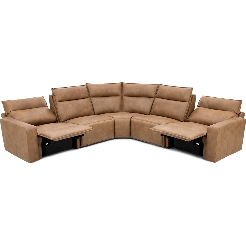 synergy home furnishings brown mtn fab sectional pkg  