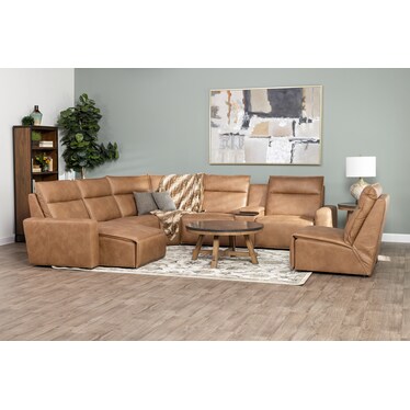 Direct Design Reinvent Your Space 6-Pc. Power Headrest Reclining Modular