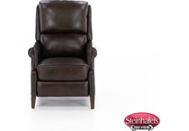 synergy home furnishings brown recliner  image   
