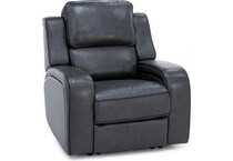 synergy home furnishings grey recliner z  